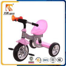 New PP Plastic Seat Metal Frame Three Color Children Tricycle